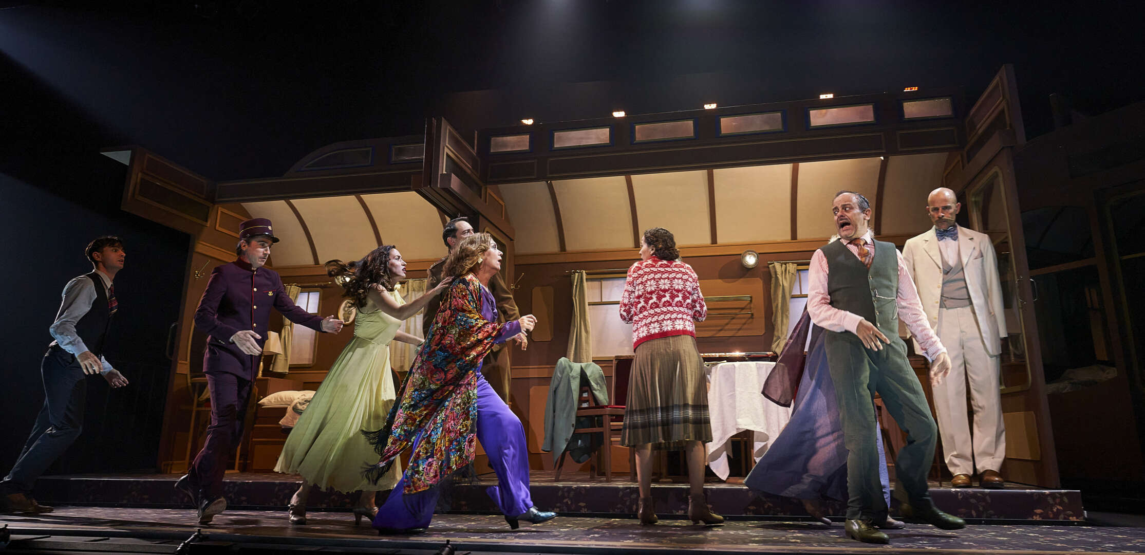 Assassinat a l'Orient Express, Focus, escena, actors